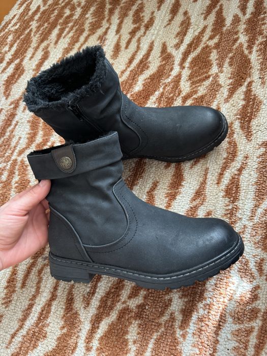 Шкіряні черевики ботінки ботільйони челсі zara