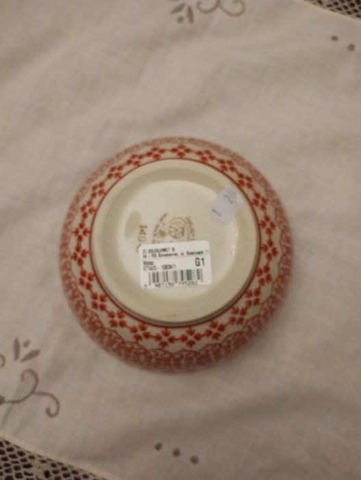 Bolesławiec miska Coca-cola edycja limitowana ceramika miseczka 0,5l