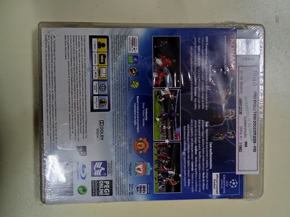 Playstation 3 - PES 2009- Jogo NOVO e Selado