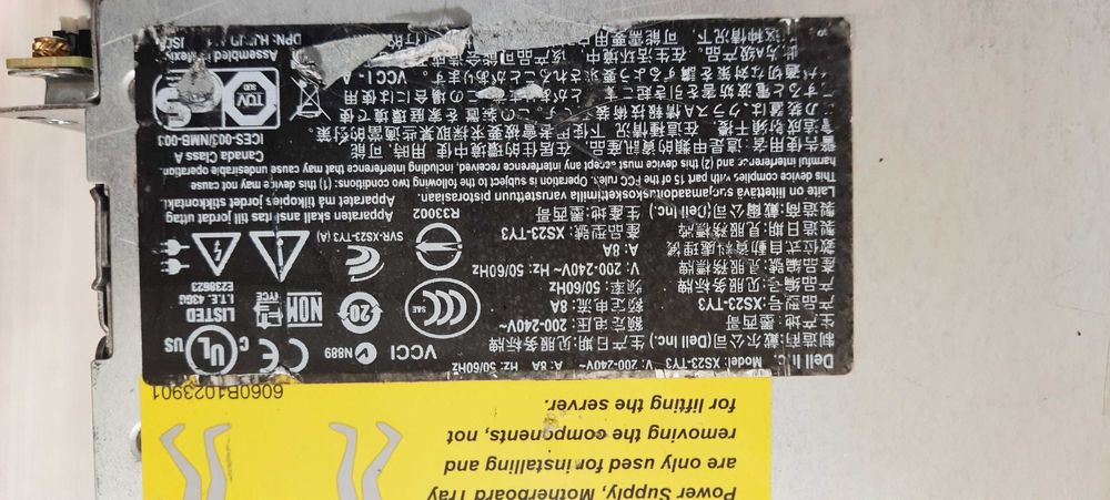 Dell PowerEdge C6100 XS23-TY3 Cloud Server Homelab64553031522049121