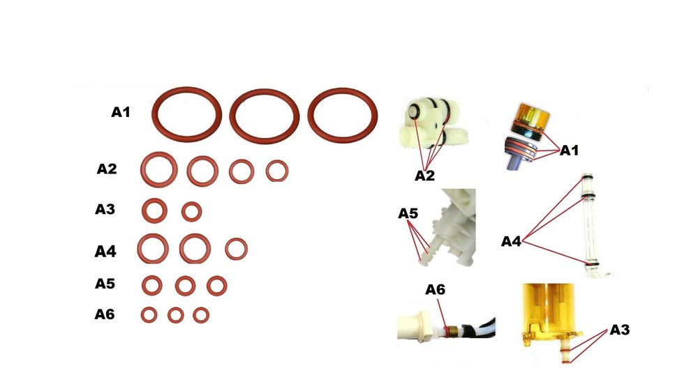 Uszczelki do ekspresu delonghi ecam etam