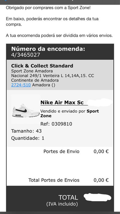 Nike Air Max SC Branco