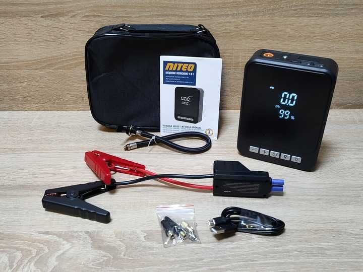 JumpStarter 1000A Diesel 3.5l Niteo 4w1 PowerBank Kompresor Rozruchowe