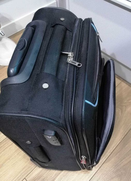 Zestaw 3 walizek: kabinowa, kuferek i kosmetyczka Ronacor. NOWE!