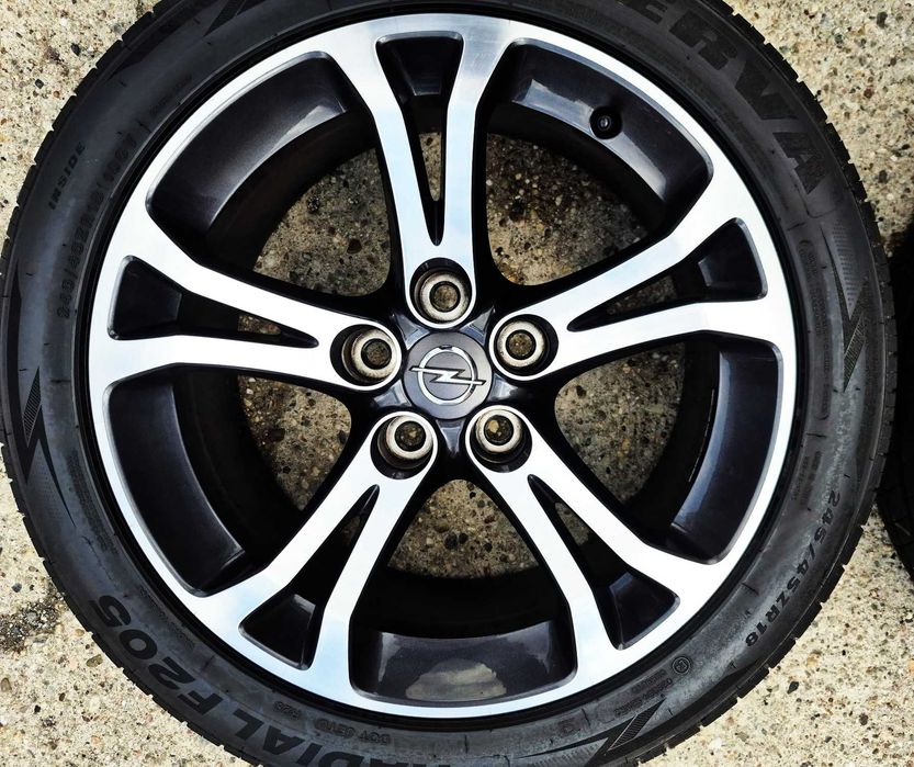 Opel Insignia A OPC  Oryginalne Alufelgi Koła Lato 6,5mm 18 Cali 5x120 ET42 Poler+Grafit