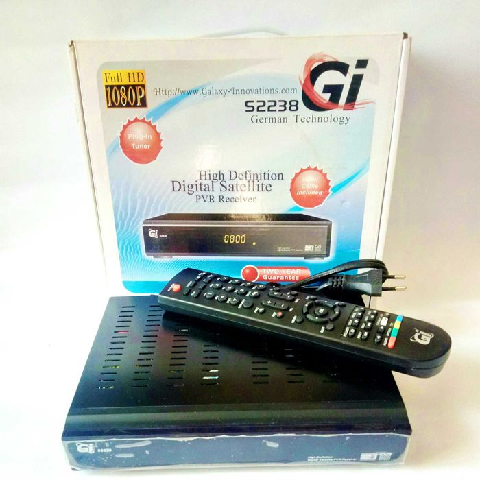 Спутниковый тюнер GI S-2238 + IPTV, работают код.каналы