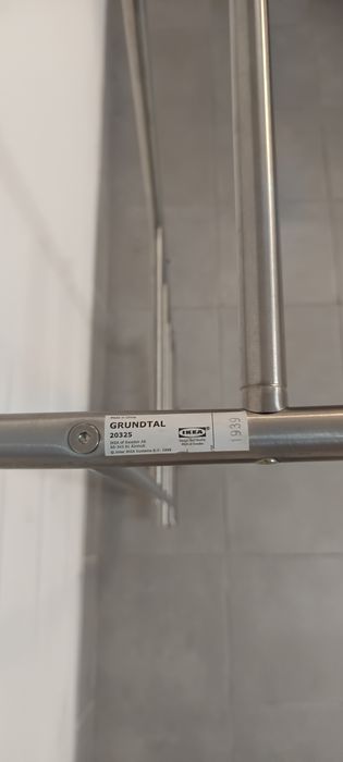 Cabide IKEA em inox Grundtal