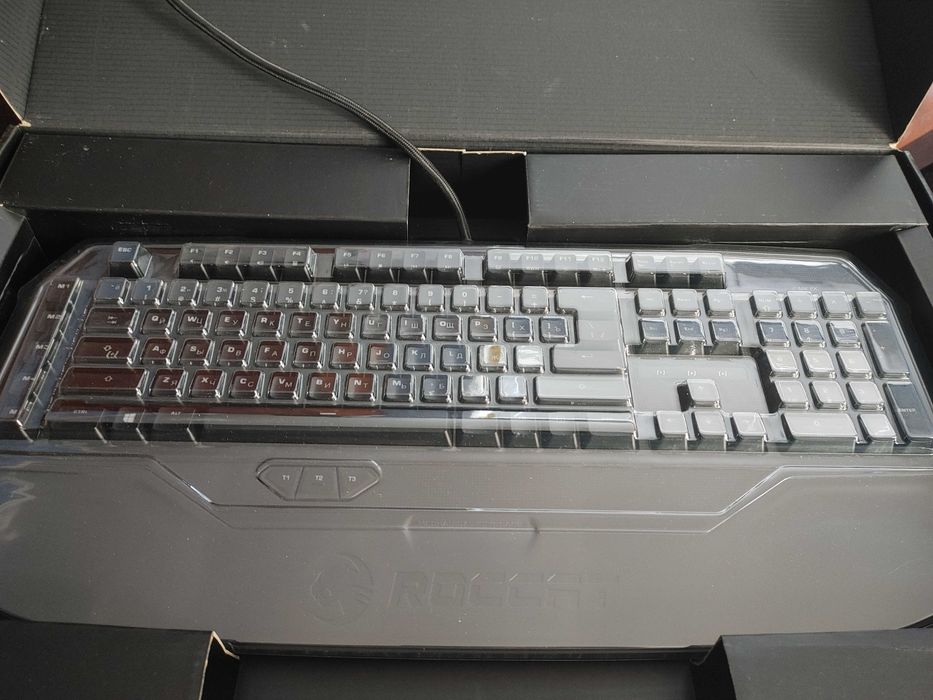 Механічна ігрова клавіатура Roccat Ryos MK FX ARGB Cherry MX Brown