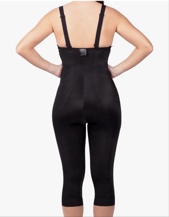 Компресійний комбінезон жіночий чорний Lipoelastic