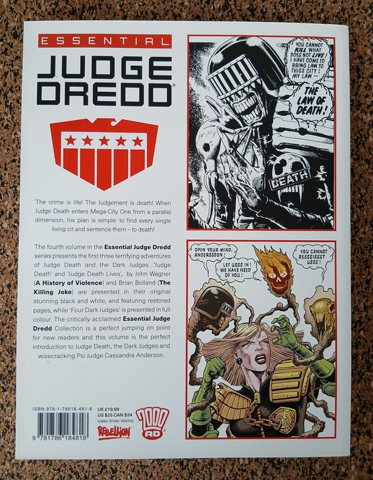 BD - Essential Judge Dredd: Dredd Vs. Death