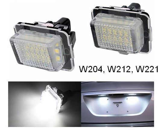 Диодная подсветка номера Mercedes W220 W210 W211 W203 W204 W212
