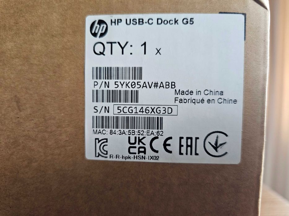 Нова Док-станція HP USB-C Dock G5