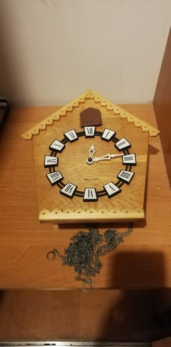 Zegar z kukułką PRL kolekcjonerski Made in ZSRR
