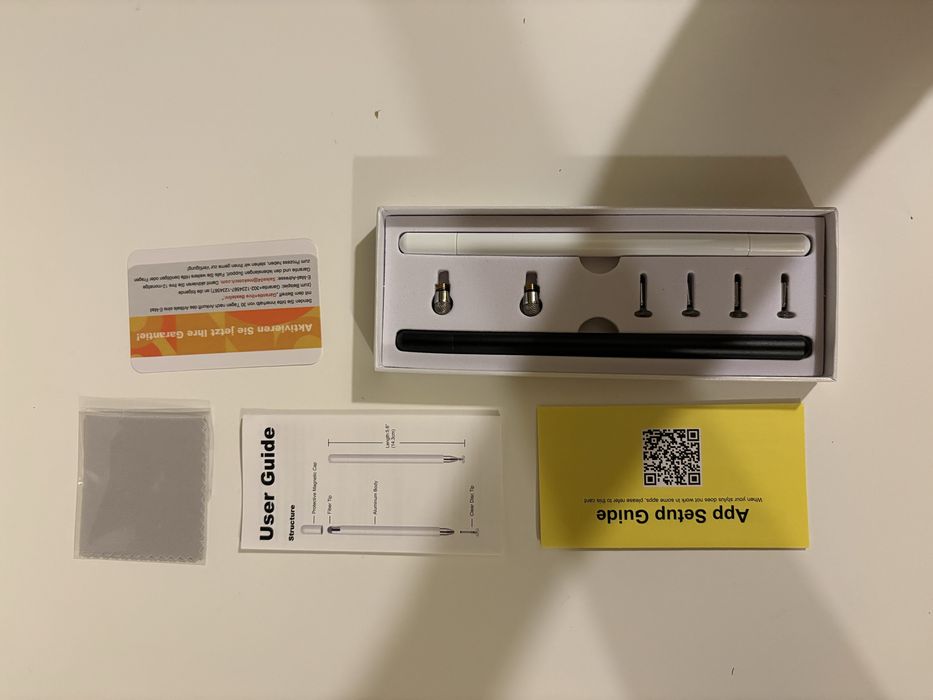 Canetas para ecrã touch com recargas de pontas