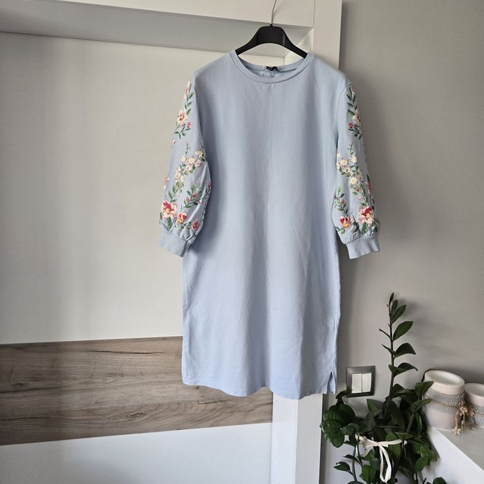 Dresowa sukienka baby blue XS/S FBsister