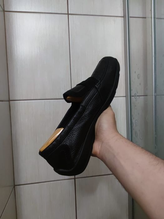 Buty obuwie 44 Vitaform mokasyny czarne czarne włoskie letnie premium