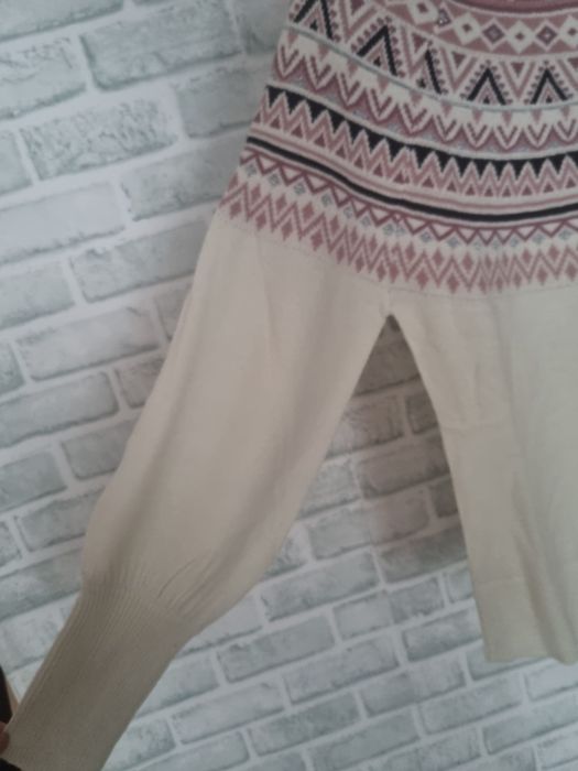Sweter cienki bonprix XS/Snowy
