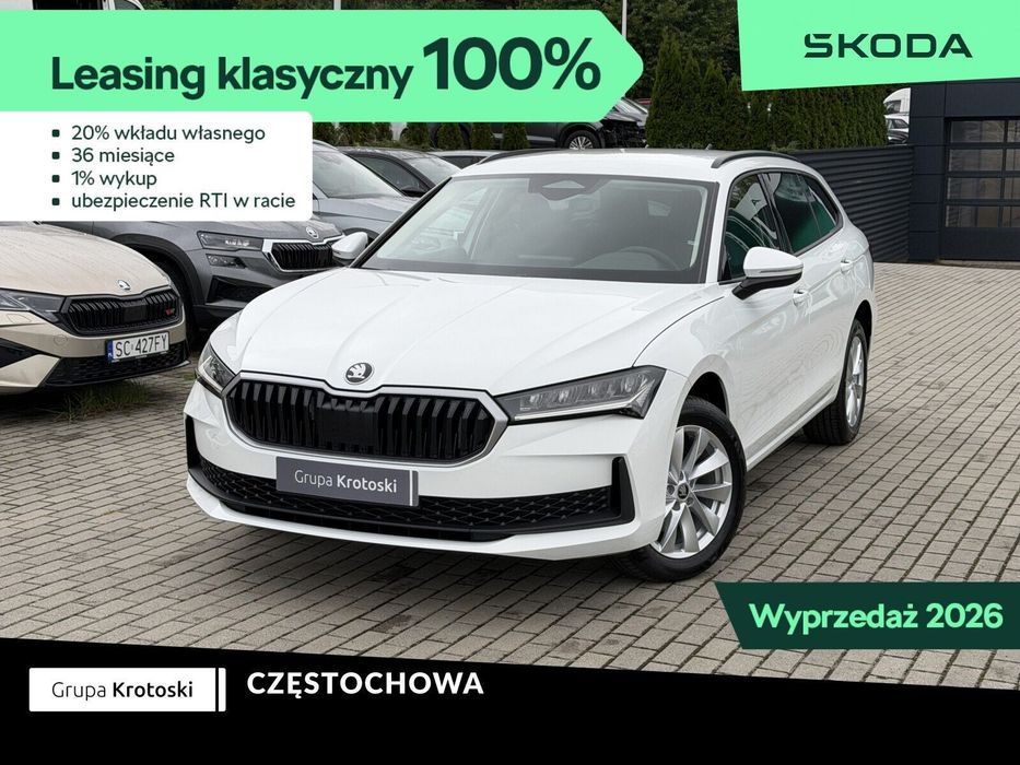 Skoda Superb Combi Essence 2.0 TDI 150 KM 7- biegowa DSG Dostępny od Ręki!