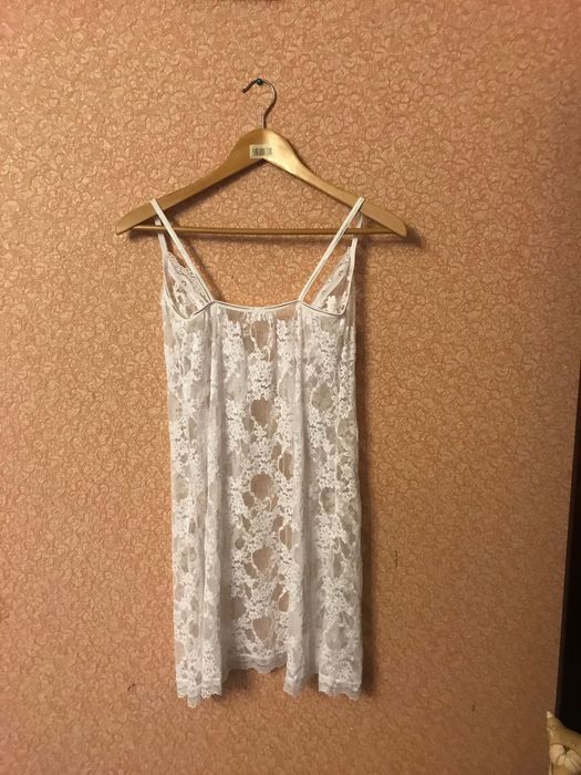 Новая белая гипюровая комбинашка very sexy, s,m,l 420 грн