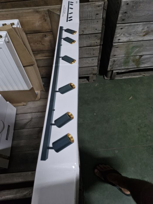 Listwa reflektorowa  maribel czarna 6x gu10 goldlux