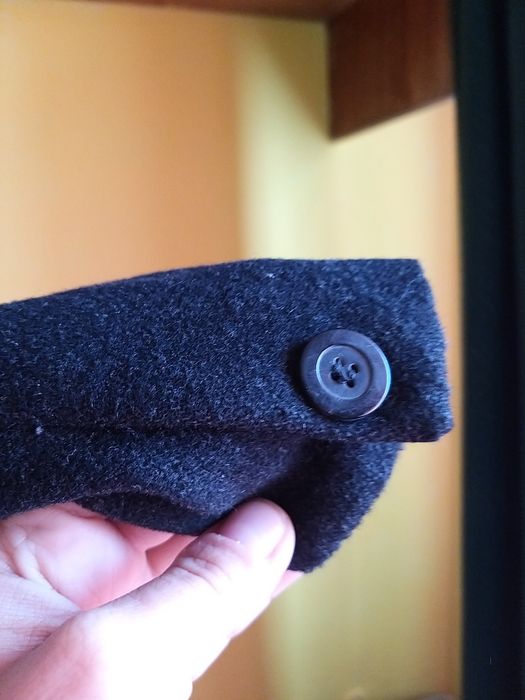 ! *oryg* Wool & Cashmere Fabrics Made in Italy płaszcz męski elegancki