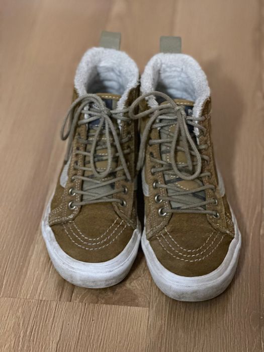 Trampki Sneakersy Półbuty za kostkę ocieplane Vans 35