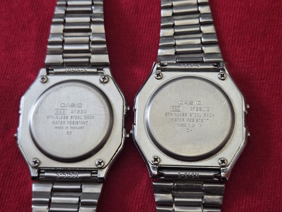 Dwa zegarki vintage CASIO