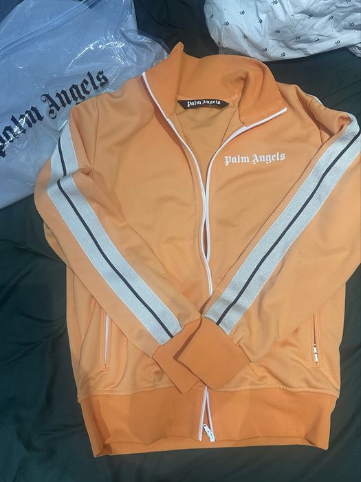 Bluza Palm Angels track zip pomarańczowa rozmiar L
