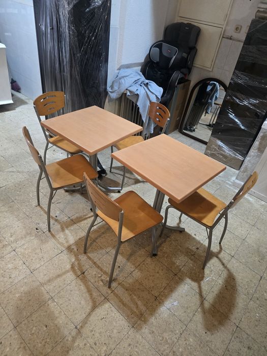 Mesa de cafe + cadeiras