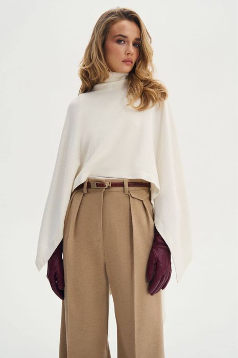 Светр пончо кейп вʼязаний Friends of Fashion