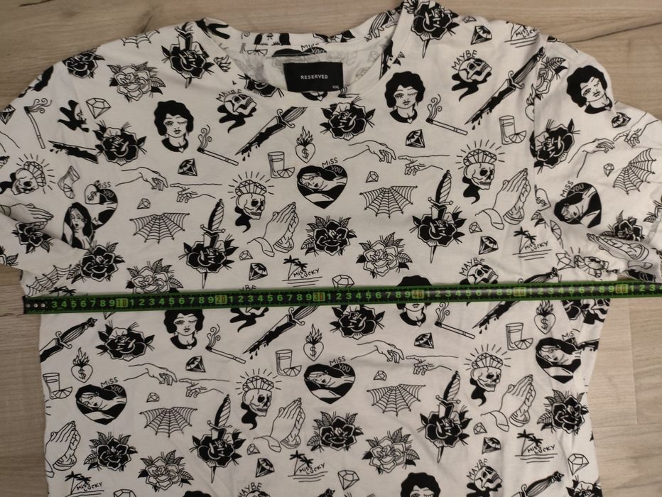 Wyprzedaż T-shirt Reserved. Rockabilly, psychobilly. Nowa.XXL