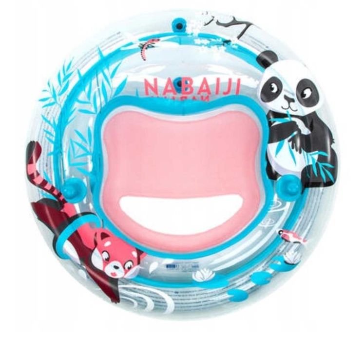 Koło platforma ponton dla dziecka niemowlęcia pływające do wody.