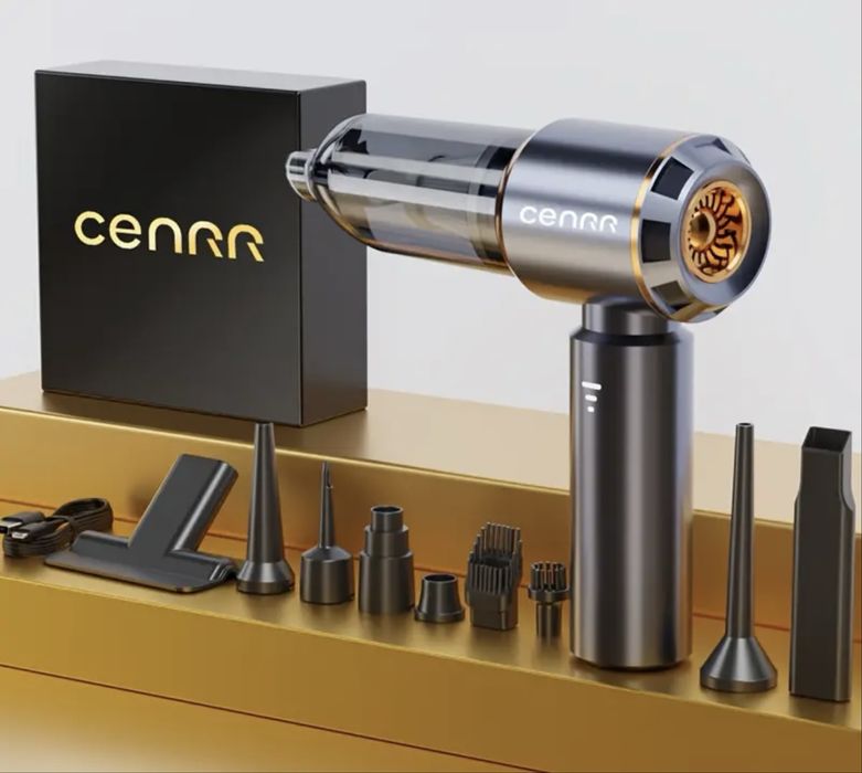 Пилосос ручний бездротовий для авто та дому.2в1 всмоктування/видування