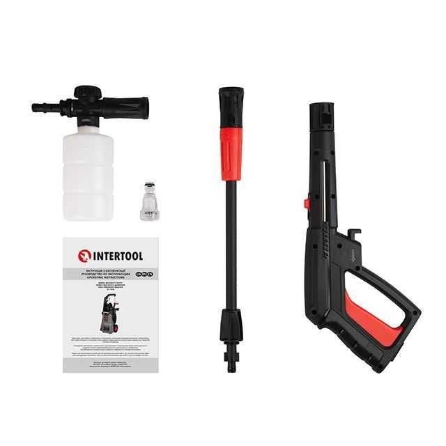 Мойка высокого давления Intertool DT1518 2кв/160бр/ПРОФ ПЕНИК/ИЗ ВЕДРА