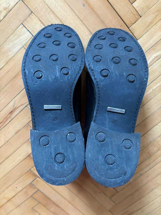 Ботинки сапоги кожа замш казаки челси