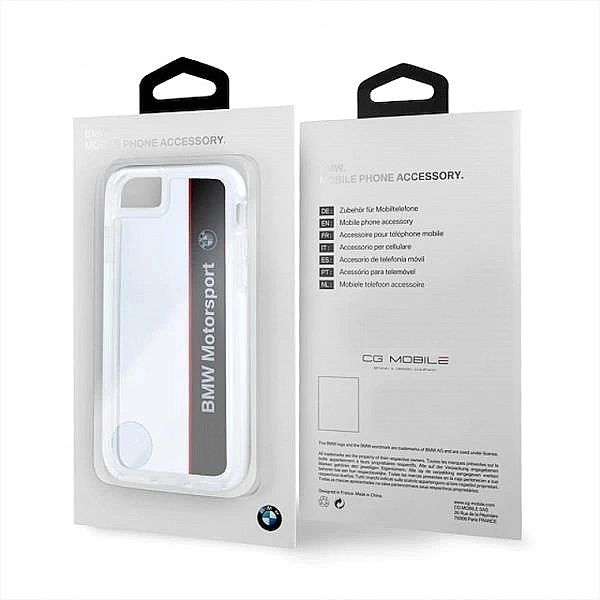 Etui BMW Motorcase na iPhone 7 / 8 / SE 2020 / SE 2022 - przezroczysto