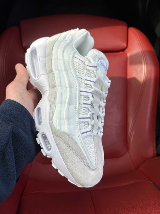 (ОПЛАТА ПІСЛЯ ОГЛЯДУ)Nike air max 95 x CDG white Найк аір макс 95