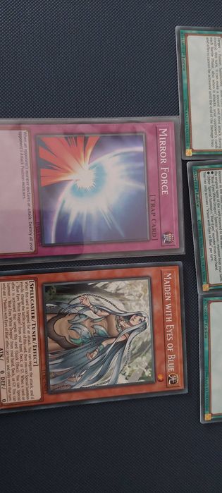 Cartas yugioh suporte dark magician e blue eyes