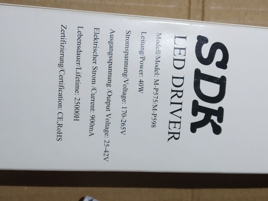 Led драйвер SDK 25-42V  1000mA  40W