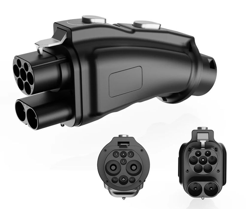 Перехідник adapter CCS2-GBT 300A olink для авто з Китаю 240квт Швидка зарядка остання версія переходника