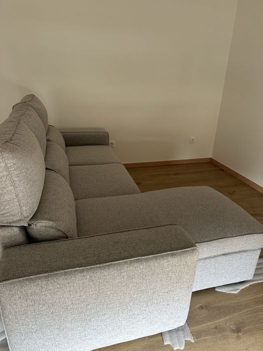 Sofá cama com chaise longue Gato Preto