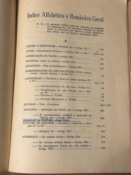 O IMPOSTO DO SELO E DE ASSISTÊNCIA - ANGOLA 1951 -Regulamento e Tabela