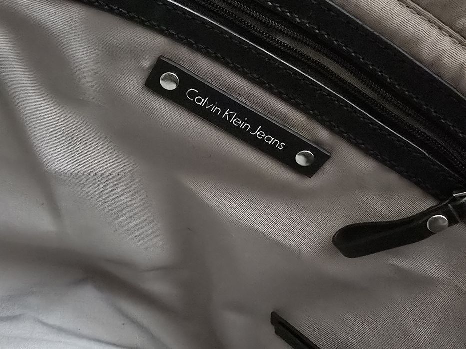 Оригінальний чорний шопер Calvin Klein Jeans / Сумка тоут CK