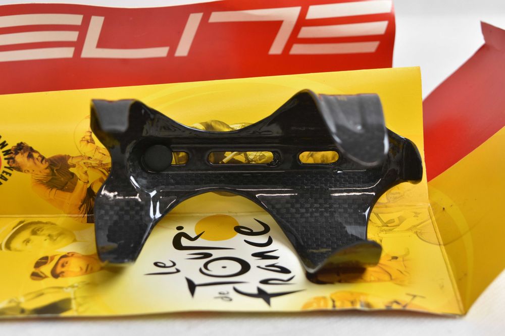NIEUŻYWANY retro bidon + koszyk ELITE carbon 19 pro kit !