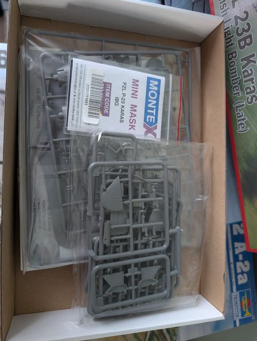 Model IBG PZL Karaś 1/72 i maski