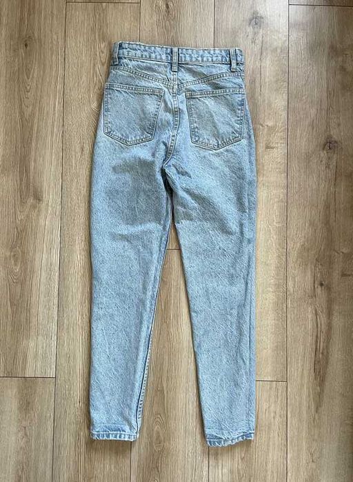 proste spodnie dżinsy Zara baby blue XXS