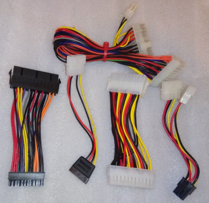 Cabos e adaptadores ATX SATA IDE USB A B C