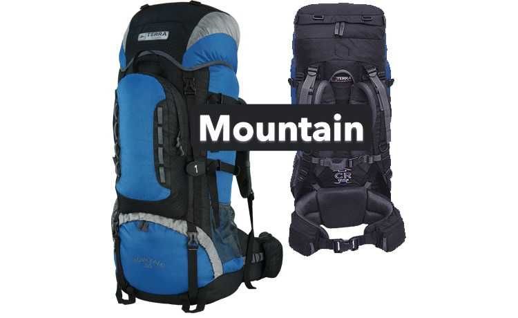 Рюкзаки Terra Incognita Mountain 50/65/80/100. Rango55/75. Titan 60/80