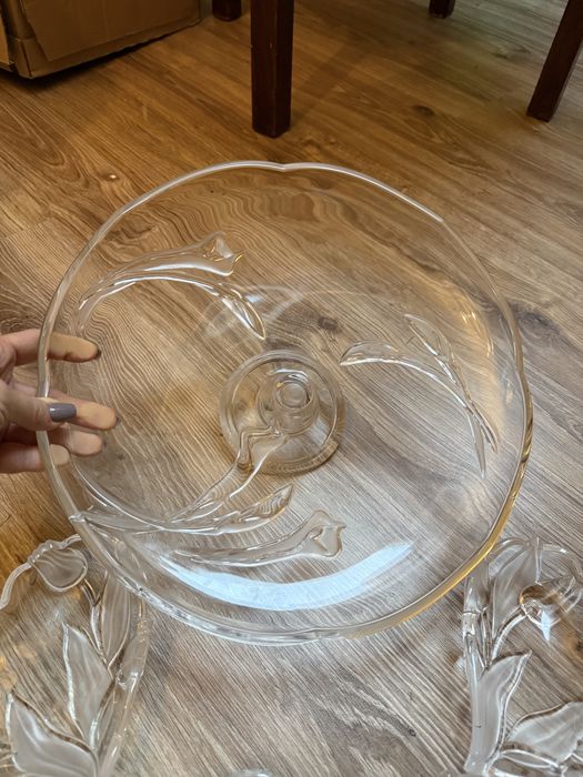 Zastawa stolowa, szklana, nowa