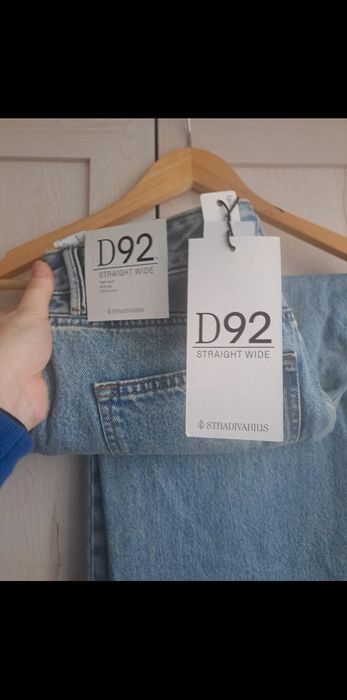 Spodnie straight wide